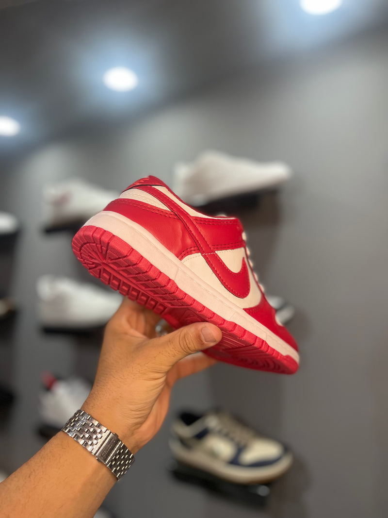 Dunk low vermelho