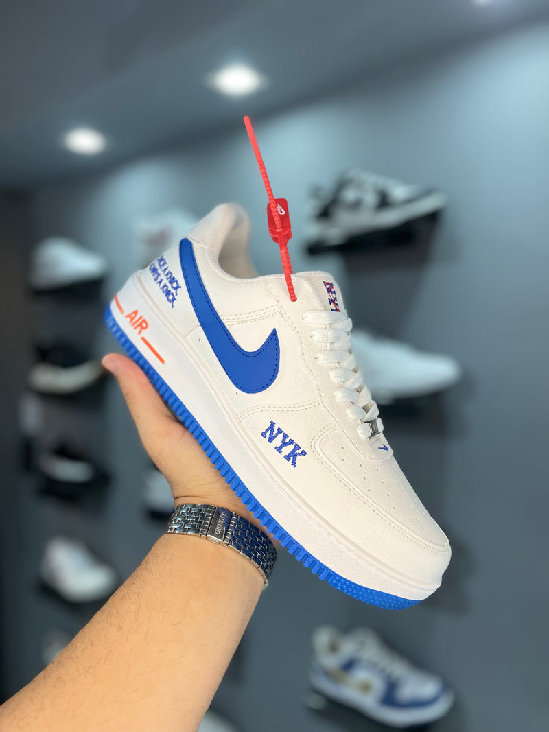 Air force 1 branco e azul