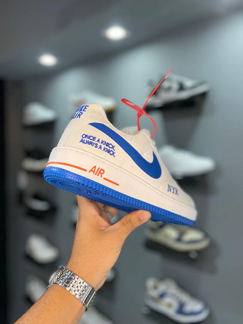 Air force 1 branco e azul